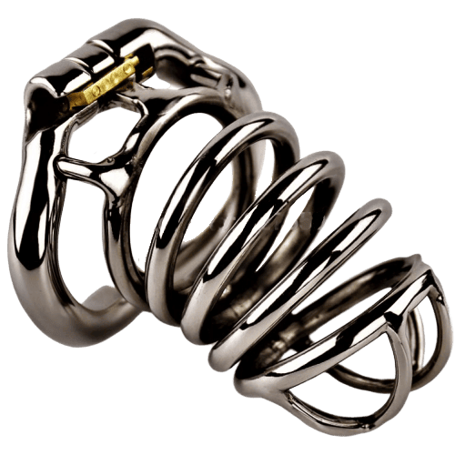 Kyskhetsbur Män - Stål - Ringen L